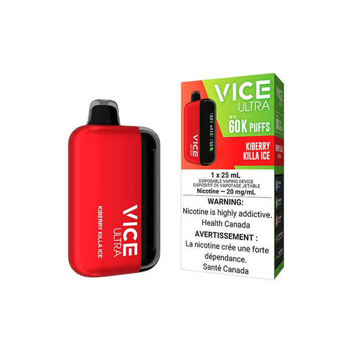 VICE ULTRA 60K Disposable - Kiberry Killa Ice (ON)