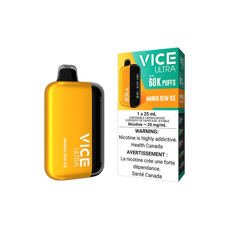 VICE ULTRA 60K Disposable - Mango Dew Ice (ON) - Bay Vape