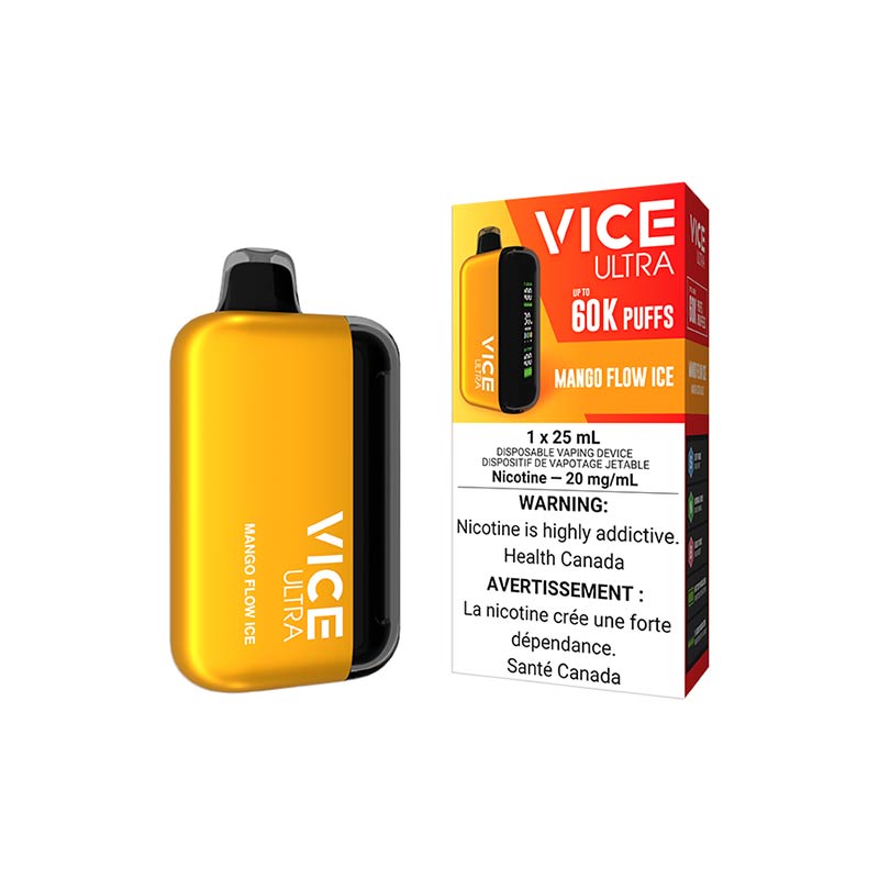 VICE ULTRA 60K Disposable - Mango Flow Ice (ON) - Bay Vape