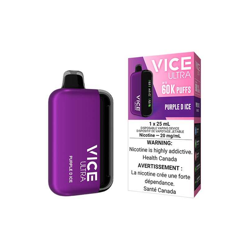VICE ULTRA 60K Disposable - Purple D Ice (ON) - Bay Vape