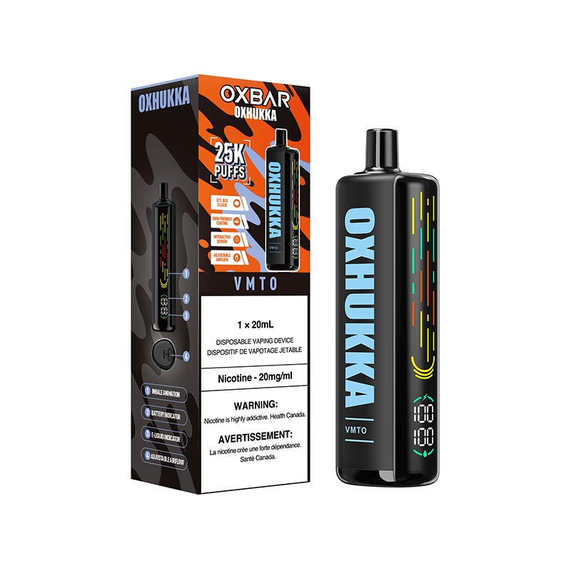 OXBAR Oxhukka 25K Disposable - VMTO (ON) - Bay Vape