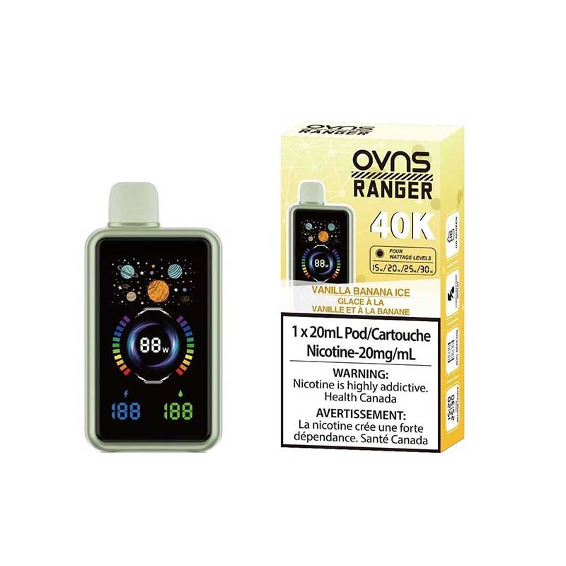 OVNS Ranger 40K Disposable - Vanilla Banana Ice (ON)