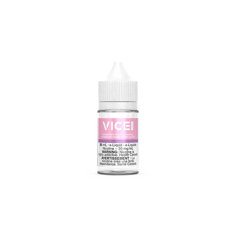 Raspberry Grape Lemon Ice By Vice Salt - Bay Vape Canada