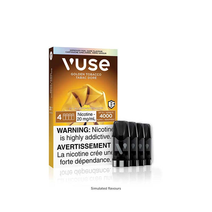 VUSE Pods - Golden Tobacco (4pk) (ON)