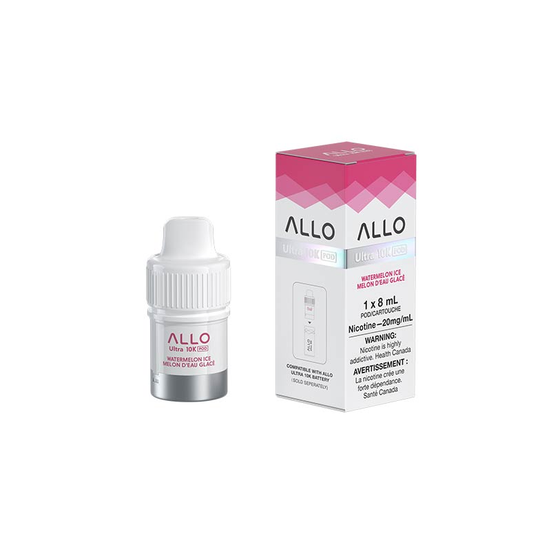 ALLO Ultra 10K Pod - Watermelon Ice (ON) - Bay Vape