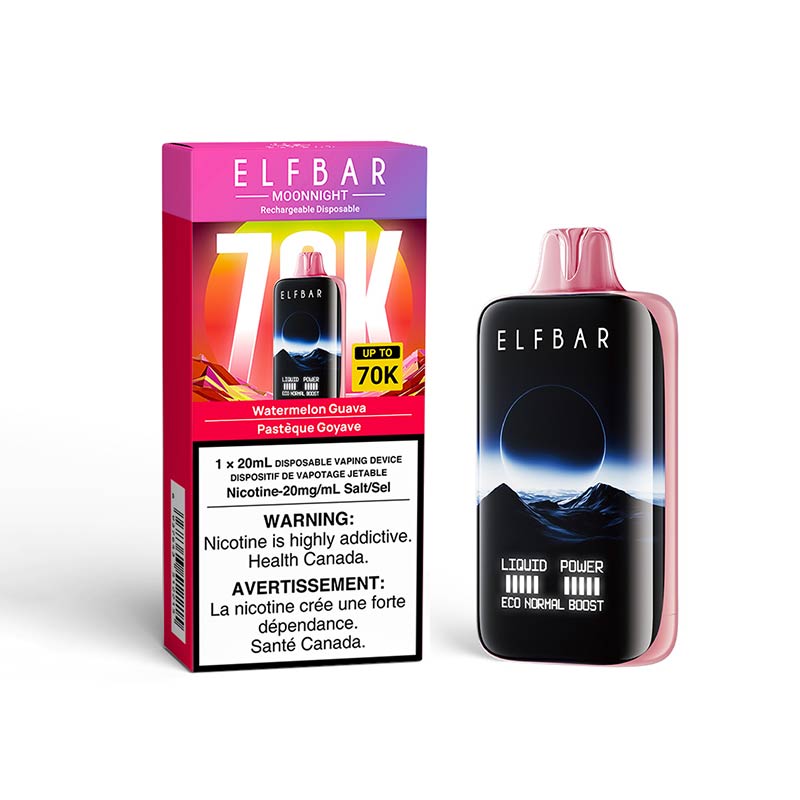 ELF Bar MoonNight 70K Disposable - Watermelon Guava - Bay Vape