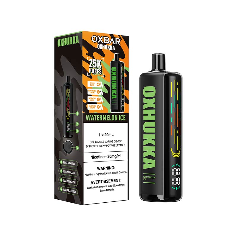 OXBAR Oxhukka 25K Disposable - Watermelon Ice (ON) - Bay Vape