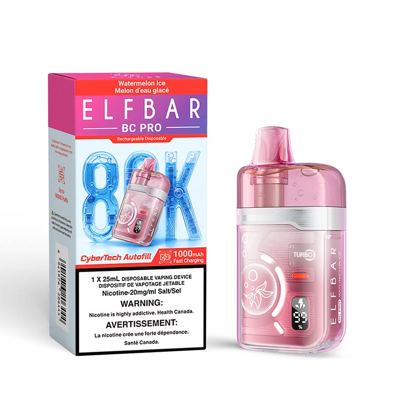 ELF Bar BC Pro 80K Disposable - Watermelon Ice (ON) - Bay Vape