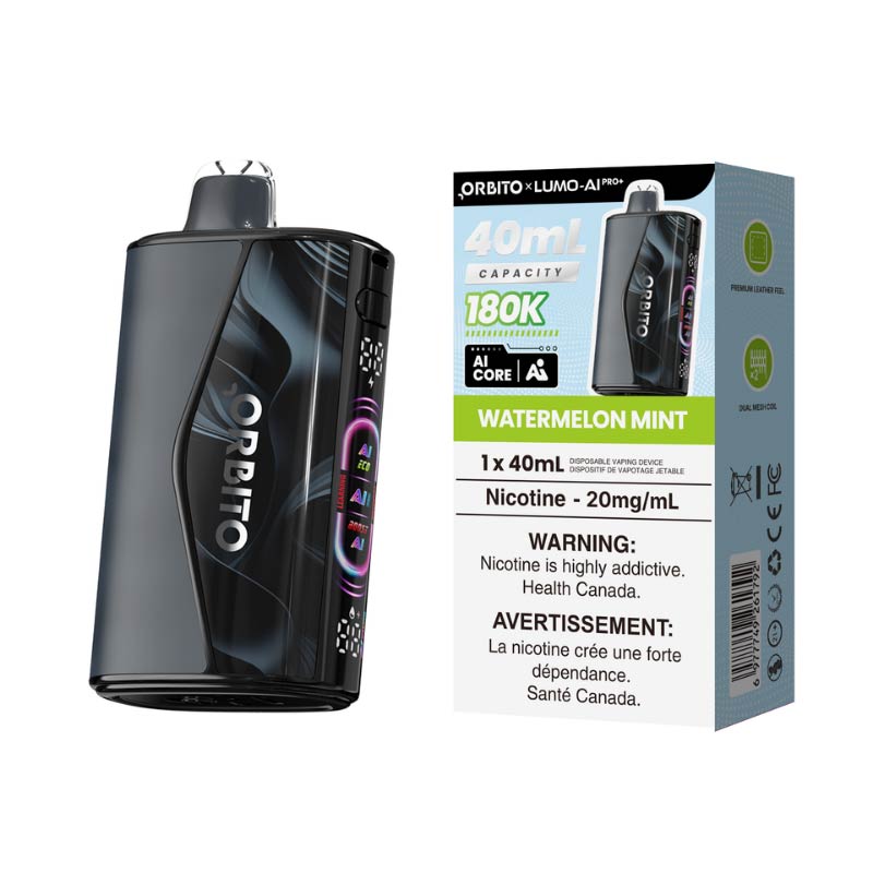 ORBITO Lumo-AI Pro+ 180K Disposable - Watermelon Mint (MB) - Bay Vape