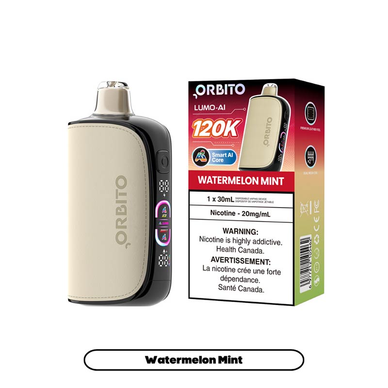 ORBITO Lumo-AI 120K Disposable - Watermelon Mint (MB) - Bay Vape