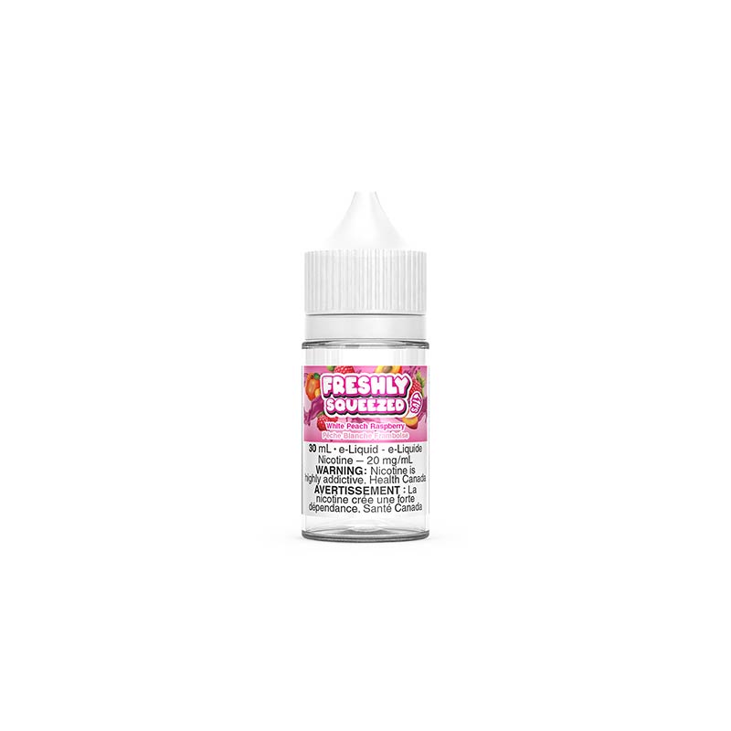 White Peach Raspberry by Freshly Squeezed Salt Juice - Bay Vape Canada