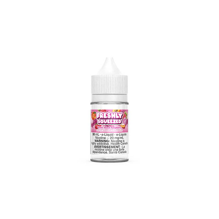 White Peach Raspberry by Freshly Squeezed Salt Juice | Bay Vape Canada White Peach Raspberry by Freshly Squeezed Salt Juice | Bay Vape Canada