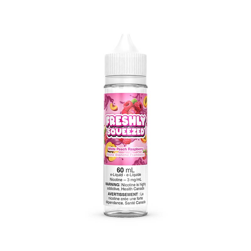 White Peach Raspberry by Freshly Squeezed E-Juice - Bay Vape Canada