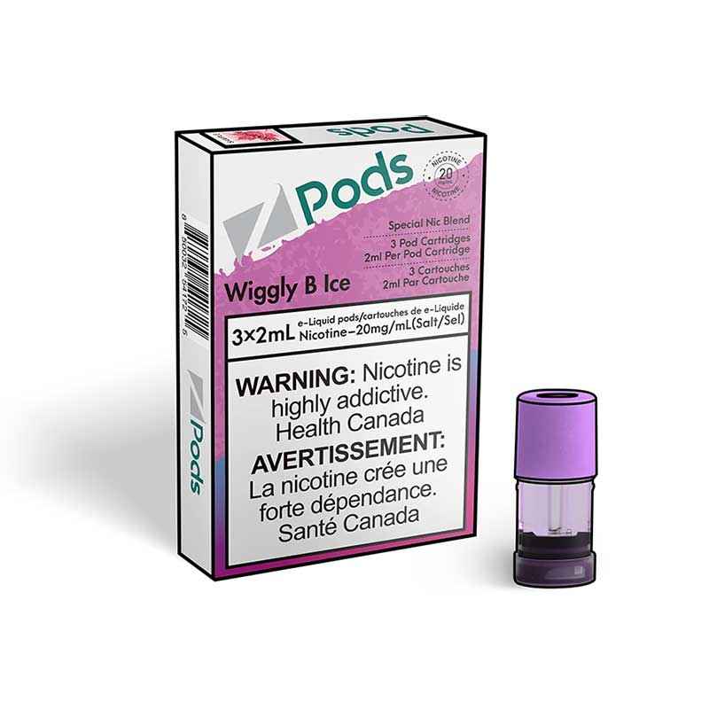 Z Pods - S Compatible - Wiggly B Ice - Bay Vape Canada