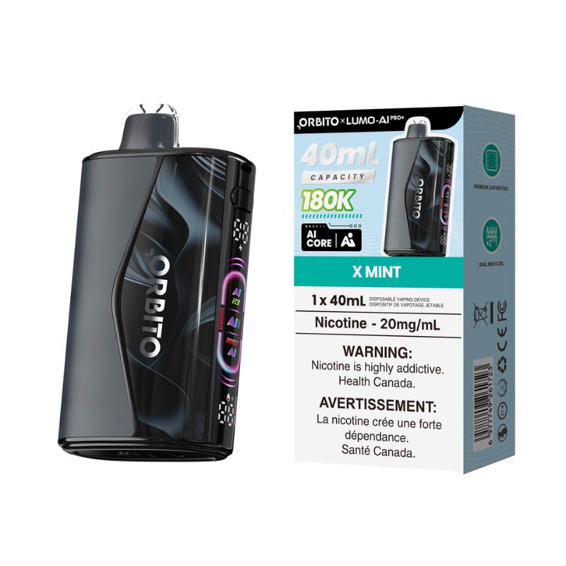 ORBITO Lumo-AI Pro+ 180K Disposable - X Mint (MB) - Bay Vape