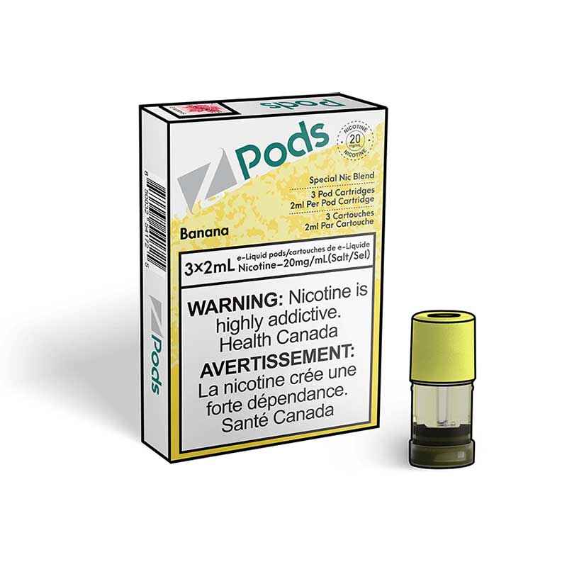 Z Pods - S Compatible - Banana - Bay Vape Canada