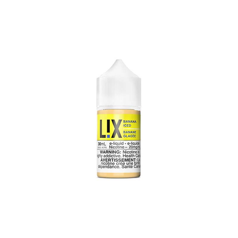 Banana Iced by L!X Salts Juice - Bay Vape Canada
