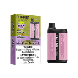 Flipper by Ripper 11000 - Berry Lime Twist & Pink Bomb Ice