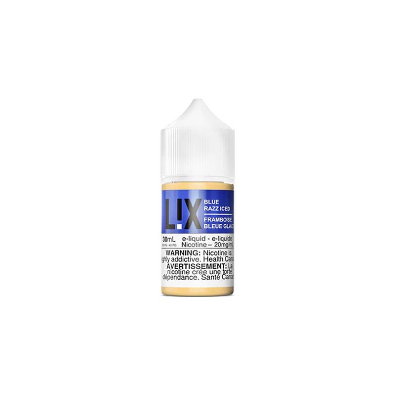 Blue Razz Iced by L!X Salts Juice - Bay Vape Canada
