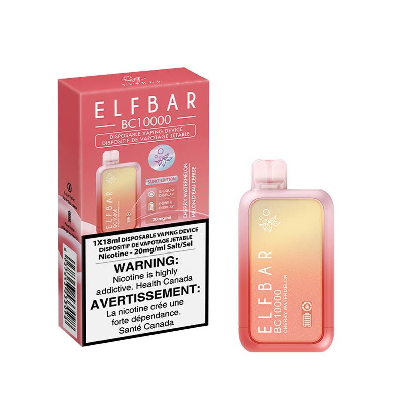 ELF Bar BC10000 Disposable Vape - Cherry Watermelon - Bay Vape Canada