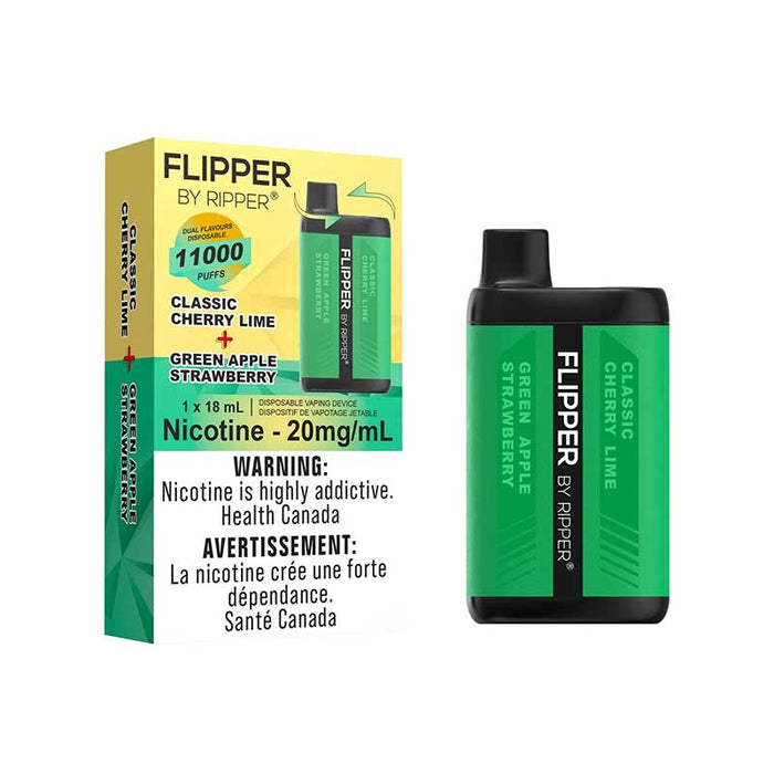 Flipper by Ripper 11000 - Classic Cherry Lime & Green Apple Strawberry