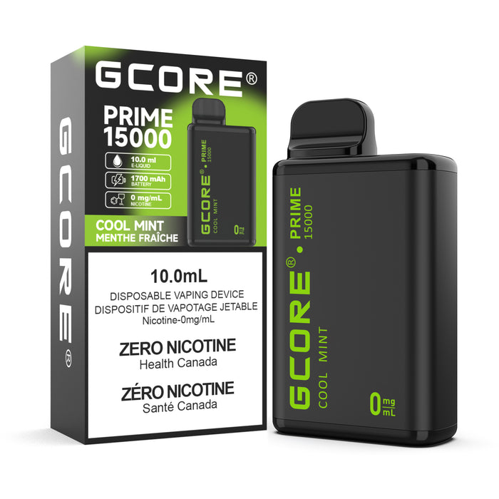 Gcore Prime 15K 0mg/mL Disposable - Cool Mint (ON)