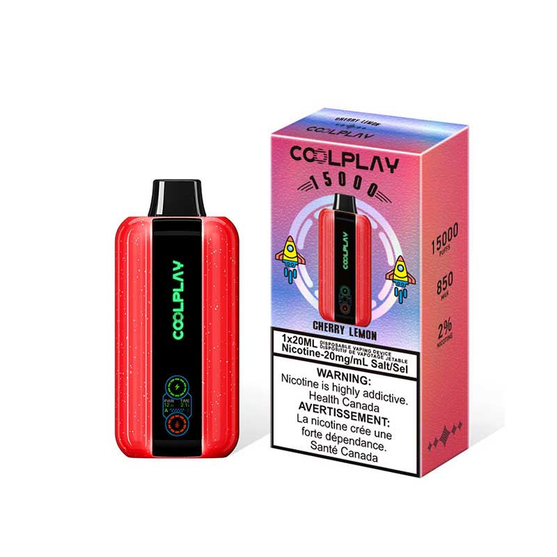 COOLPLAY 15000 Disposable - Cherry Lemon - Bay Vape Canada