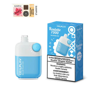 COOLPLAY Roulette 7000 Disposable - Blue Razz Ice