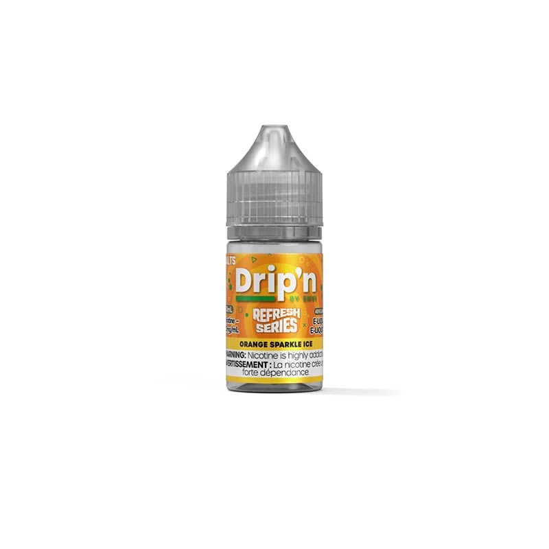 Drip'n by Envi Refresh Salt Juice - Orange Sparkle Ice (ON)