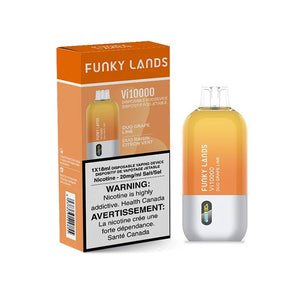 Funky Lands Vi10000 Disposable - Duo Grape Lime