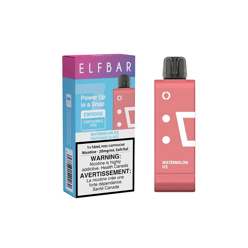 ELF Bar EW9000 Disposable Pod - Watermelon Ice - Bay Vape Canada