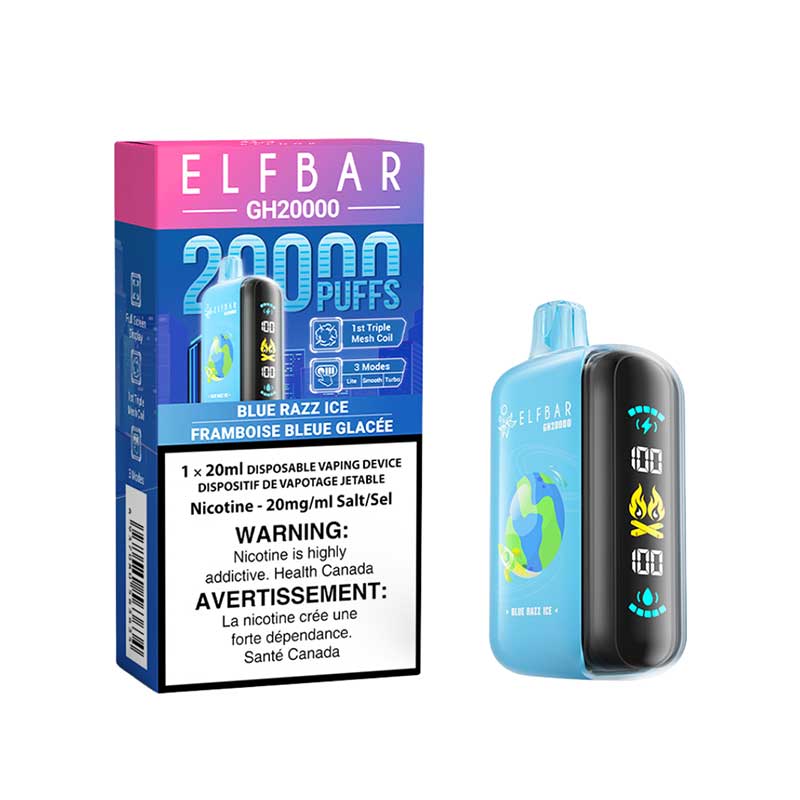 ELF Bar GH20K Disposable - Blue Razz Ice - Bay Vape Canada