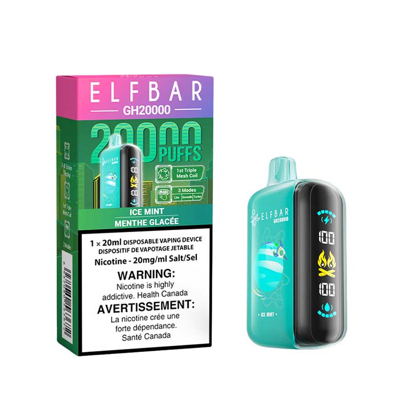ELF Bar GH20K Disposable - Ice Mint - Bay Vape Canada