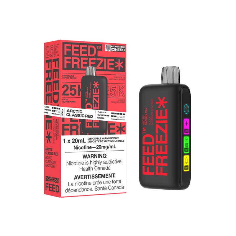 FEED Freezie 25K Disposable - Artic Classic Red - Bay Vape Canada