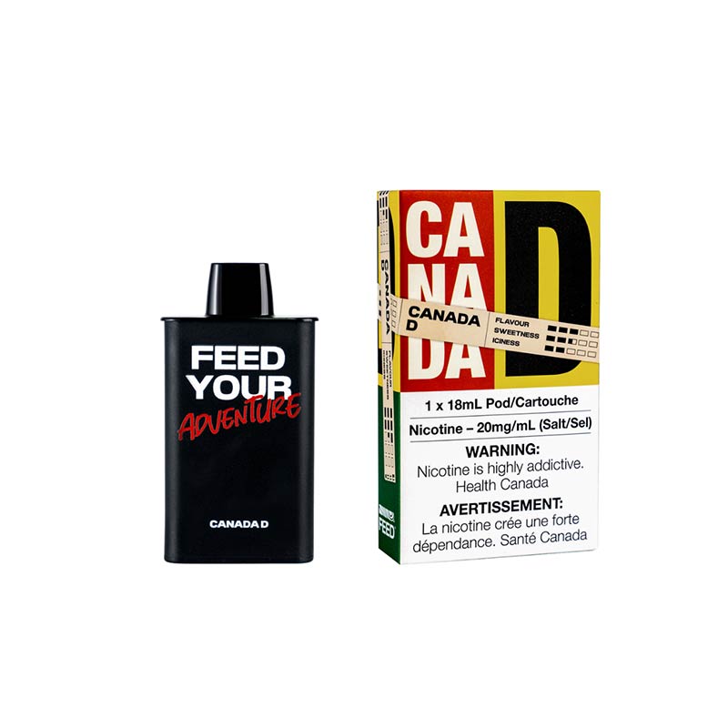 FEED 9000 Puffs Pre-filled Pod - Canada D - Bay Vape Canada