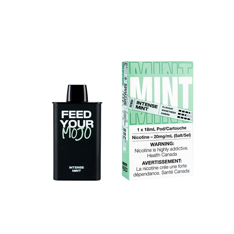 FEED 9000 Puffs Pre-filled Pod - Intense Mint (ON)