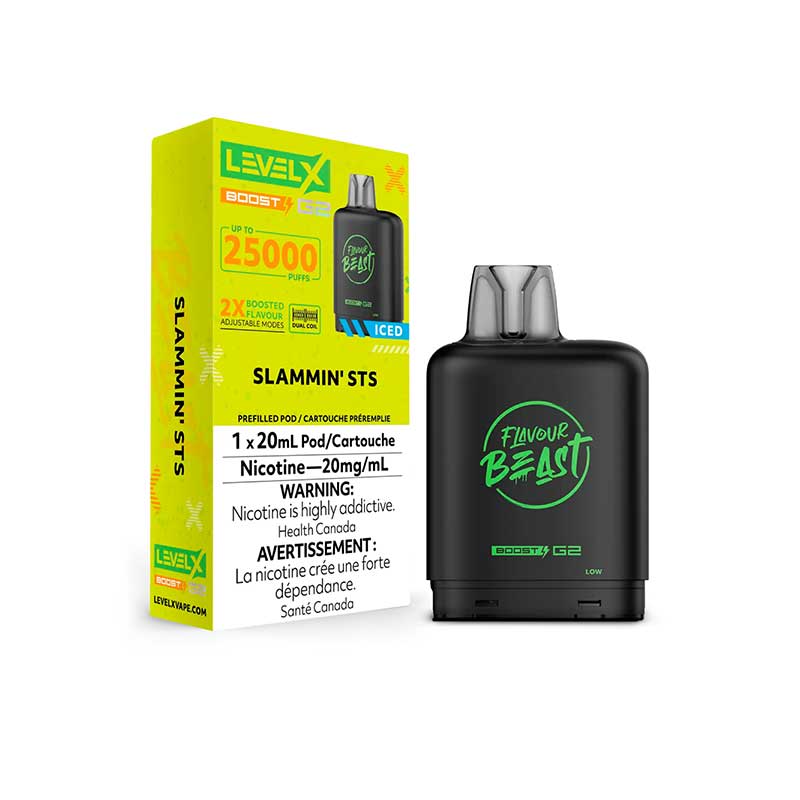 Level X Flavour Beast Boost G2 Pod - Slammin' STS Iced - Bay Vape Canada