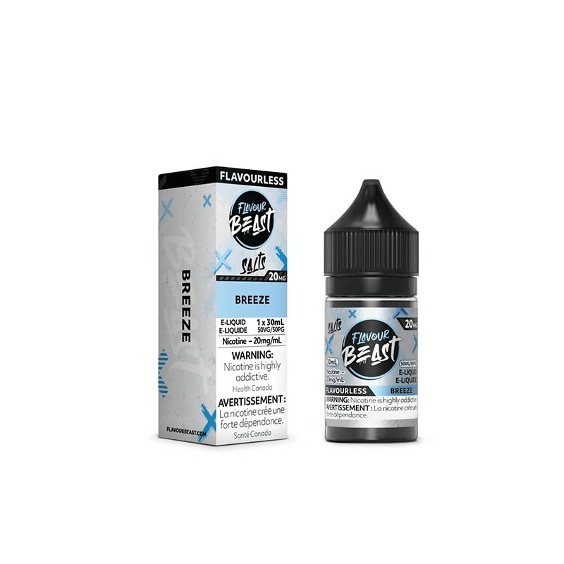 Flavourless Beast E-Liquid - Breeze Salt (NS)