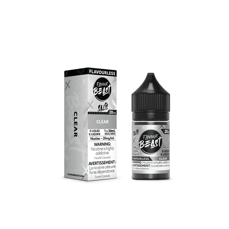 Flavourless Beast E-Liquid - Clear Salt (NS)