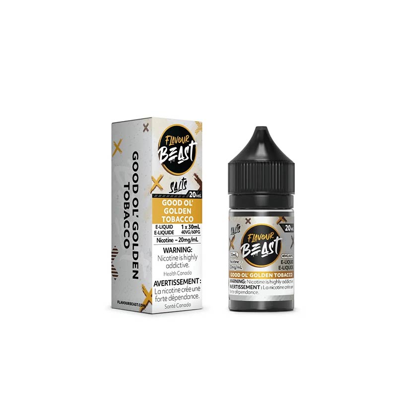 Flavourless Beast E-Liquid - Good Ol' Golden Tobacco Salt (NS)