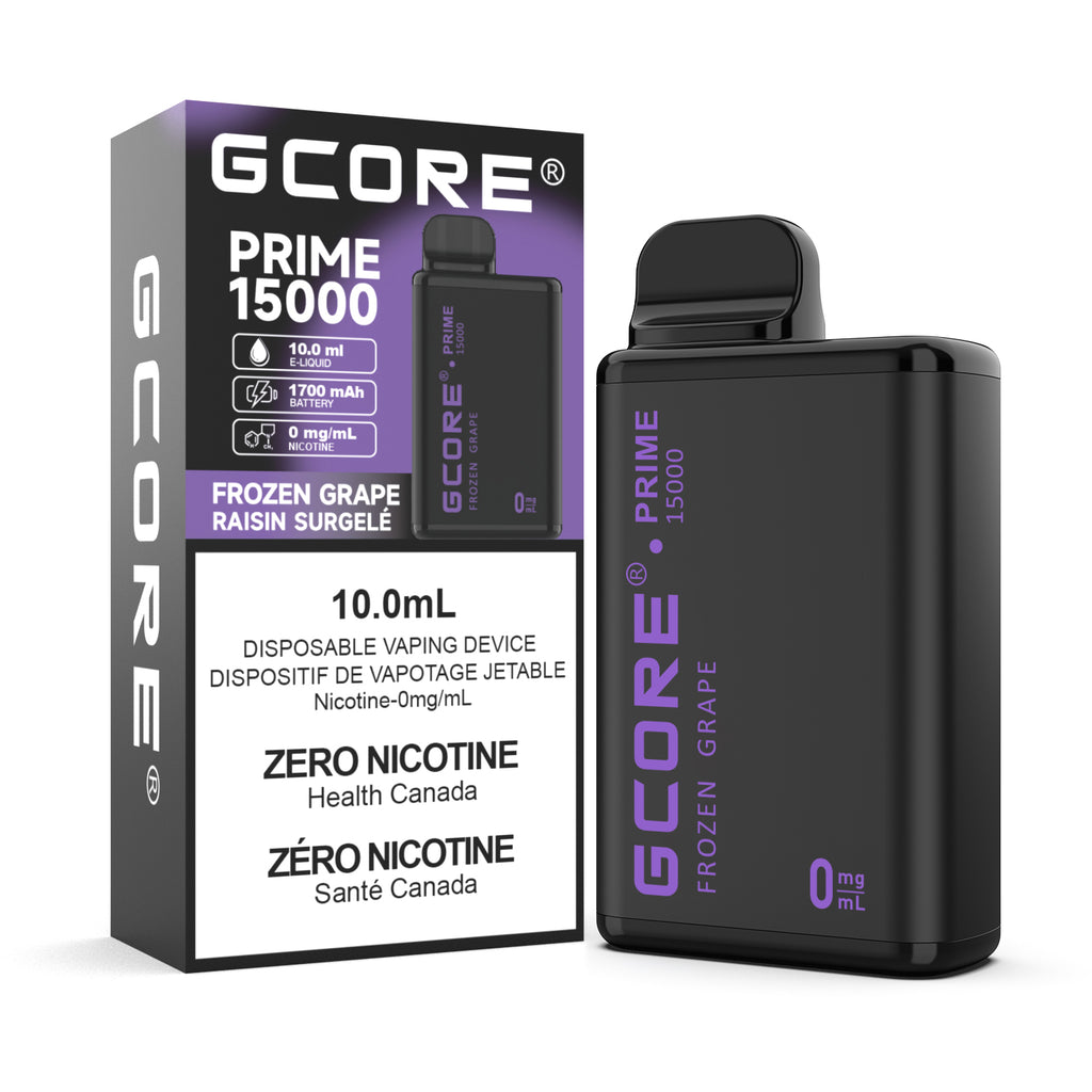 Gcore Prime 15K 0mg/mL Disposable - Frozen Grape (ON)