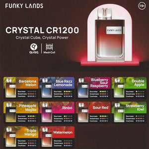 Funky Lands Crystal CR1200 Disposable Vape