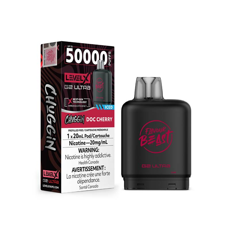 Level X Flavour Beast G2 Ultra Pod - Chuggin' - Doc Cherry Ice (ON)