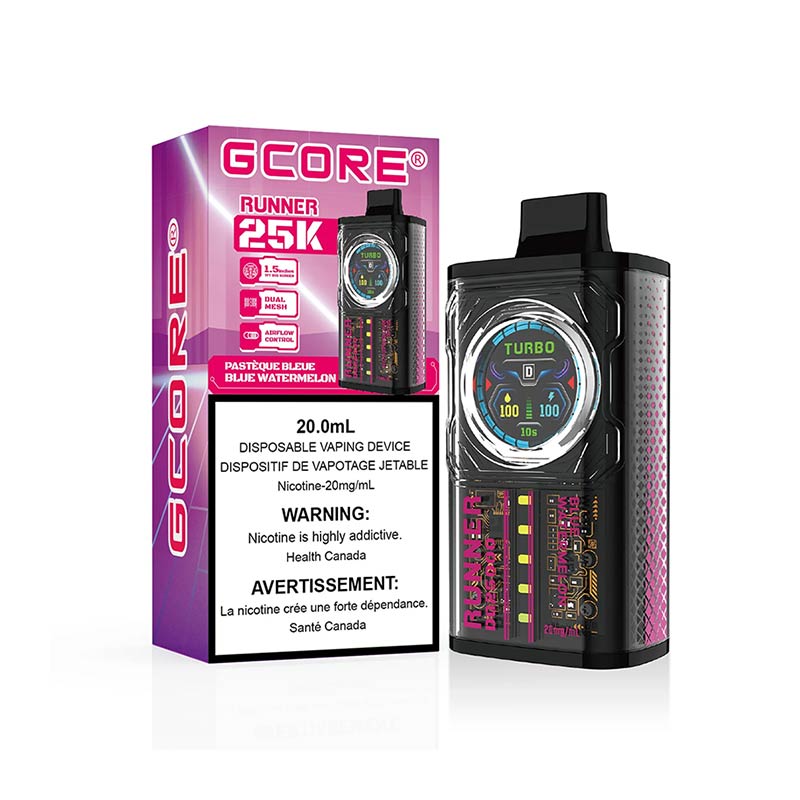 Gcore Runner 25K Disposable - Blue Watermelon - Bay Vape Canada