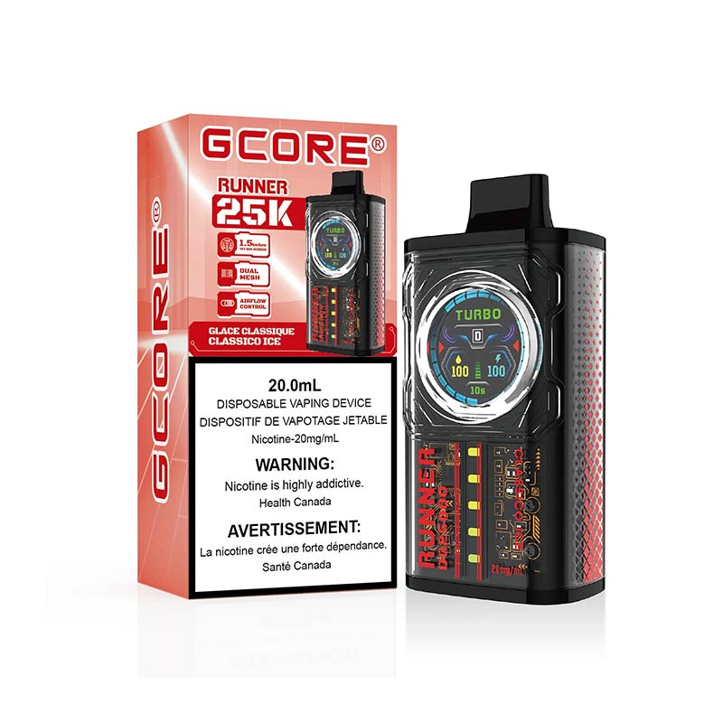 Gcore Runner 25K Disposable - Classico Ice - Bay Vape Canada