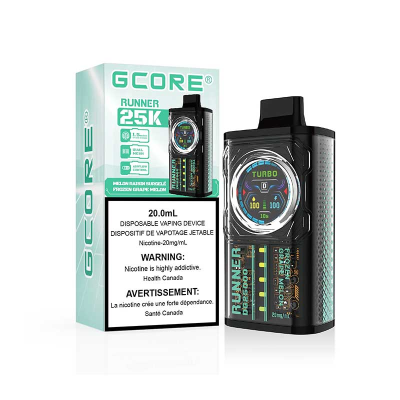 Gcore Runner 25K Disposable - Frozen Grape Melon - Bay Vape Canada