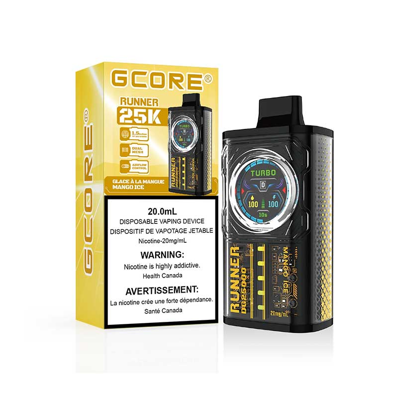 Gcore Runner 25K Disposable - Mango Ice - Bay Vape Canada