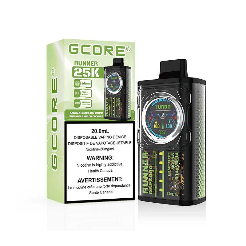Gcore Runner 25K Disposable - Pineapple Melon Coconut - Bay Vape Canada