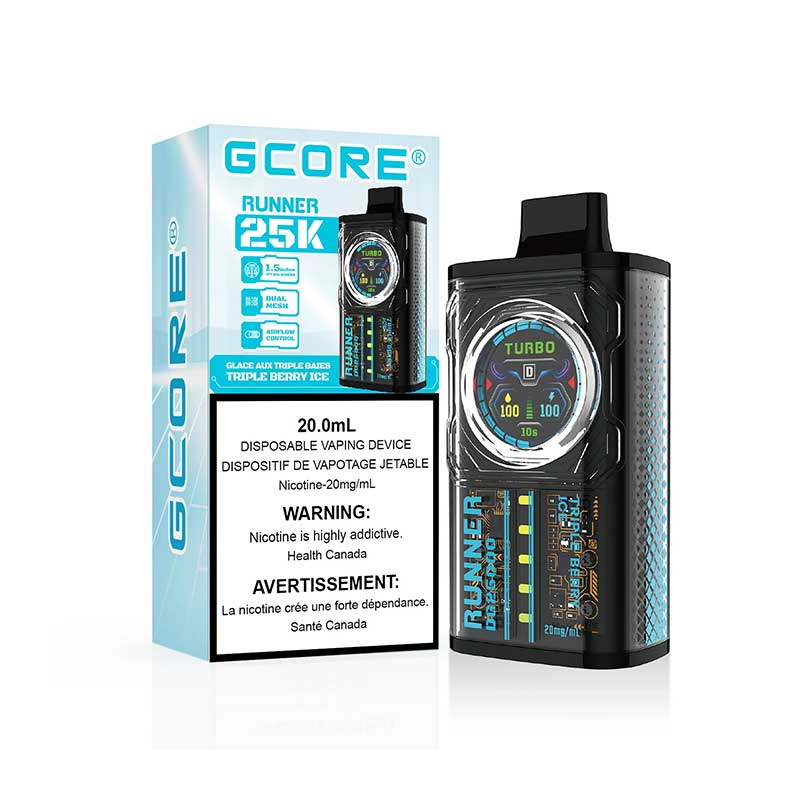 Gcore Runner 25K Disposable - Triple Berry Ice - Bay Vape Canada