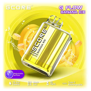 Gcore G-Flow 7500 Jetable - Banane Glace